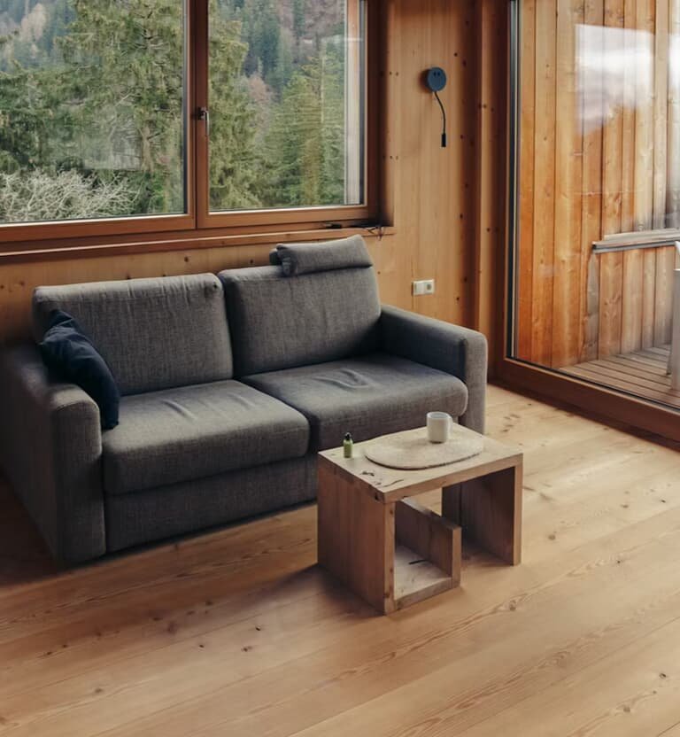 Completed custom flooring project